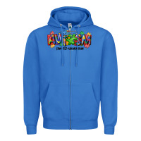 True Royal autism awtizuhm noun Zipper Hoodie - MaliasSmallBusiness