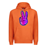 Carrot Mermaid Peace Sign Premium Hoodie - Jasminsmagicworld