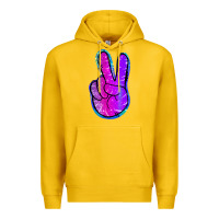 Lemon Mermaid Peace Sign Premium Hoodie - Jasminsmagicworld