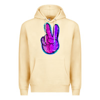 Pina Colada Mermaid Peace Sign Premium Hoodie - Jasminsmagicworld