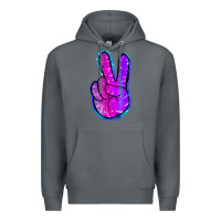 Rock Mermaid Peace Sign Premium Hoodie - Jasminsmagicworld
