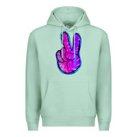 Seafoam Mermaid Peace Sign Premium Hoodie - Jasminsmagicworld