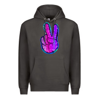 Smoke Mermaid Peace Sign Premium Hoodie - Jasminsmagicworld