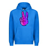 True Royal Mermaid Peace Sign Premium Hoodie - Jasminsmagicworld