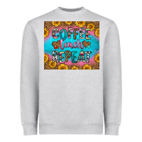 Coffee Teach Repeat Heavyweight Sweatshirt | Teevron