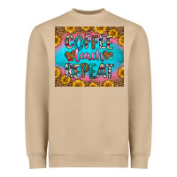 Mushroom coffee teach repeat Heavyweight Sweatshirt - HRA Design Shop