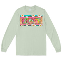 Matcha hippie and daisys license plate template Long Sleeve Tee - Artiststas