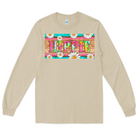 Mushroom hippie and daisys license plate template Long Sleeve Tee - Artiststas