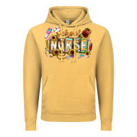 Vintage Mustard school nurse Vintage Hoodie - CowhideDigitalArt