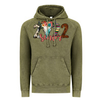 Vintage Olive 2022 senior bull skull Vintage Hoodie - JahusDesignShop