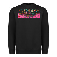 Black coffee teach repeat teacher libbey glass Heavyweight Sweatshirt - HRA Design Shop
