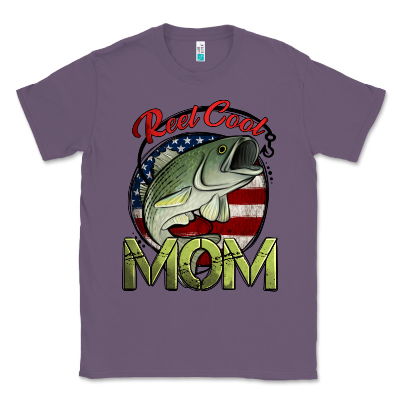 Reel Cool Mom Fishing Classic Tee by Jasminsmagicworld | Teevron