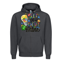 Smoke let your light shine Zipper Hoodie - MaliasSmallBusiness