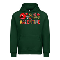 Forest Green Be my valentine Valentine's Day Urban Hoodie - HowdyJamesFarm