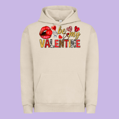 Be My Valentine Valentine's Day Urban Hoodie Designed By Howdyjamesfarm