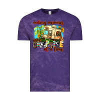 Cloud Purple making memories one campsite at a time Vintage Tee - AdoDesignShop