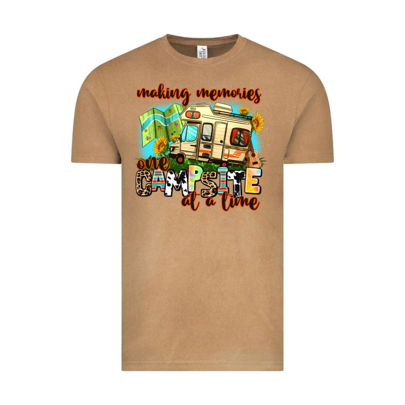 Making Memories One Campsite At A Time Vintage Tee by AdoDesignShop | Teevron