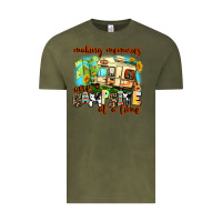 Vintage Olive making memories one campsite at a time Vintage Tee - AdoDesignShop