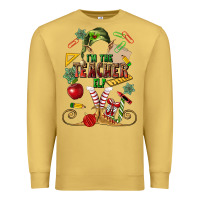 Antique Gold im teacher elf Premium Sweatshirt - MaliasSmallBusiness