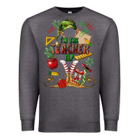 Charcoal Heather im teacher elf Premium Sweatshirt - MaliasSmallBusiness