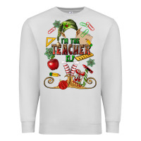 Dove Grey im teacher elf Premium Sweatshirt - MaliasSmallBusiness
