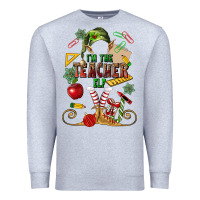 Heather Grey im teacher elf Premium Sweatshirt - MaliasSmallBusiness