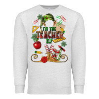 Oatmeal Heather im teacher elf Premium Sweatshirt - MaliasSmallBusiness