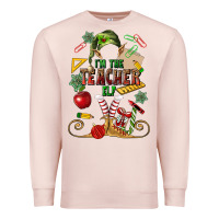 Pale Pink im teacher elf Premium Sweatshirt - MaliasSmallBusiness