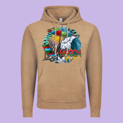 Beach Please Vintage Hoodie Designed By Sublimationcraftshop