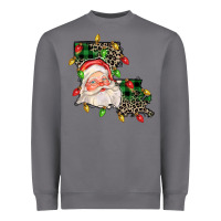 Storm Louisiana map christmas santa Heavyweight Sweatshirt - FaDigitalArtStudio