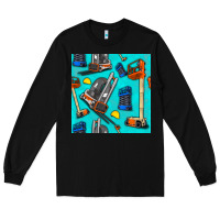 Black construction vehicles Long Sleeve Tee - BundleAndBundleShop