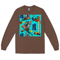Chestnut construction vehicles Long Sleeve Tee - BundleAndBundleShop