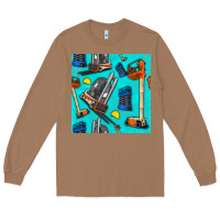 Toasted Coconut construction vehicles Long Sleeve Tee - BundleAndBundleShop