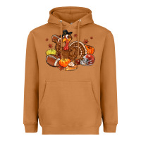 Meerkat football turkey thanksgiving Heavyweight Hoodie - MaliasSmallBusiness