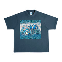 Midnight Navy hello winter Urban Heavy Tee - JahusDesignShop