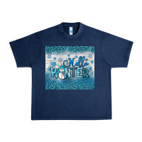 Navy hello winter Urban Heavy Tee - JahusDesignShop