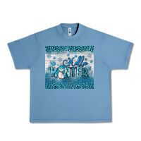 Pebble Blue hello winter Urban Heavy Tee - JahusDesignShop