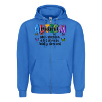 True Royal autism mama Zipper Hoodie - MaliasSmallBusiness