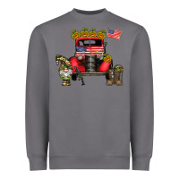 Storm america soldier truck Heavyweight Sweatshirt - CowhideDigitalArt