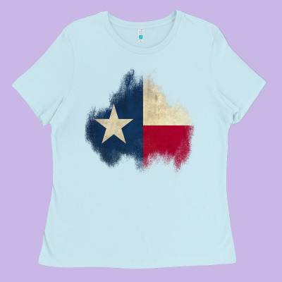 Texas Patch Ladies Tee Designed By Adodesignshop