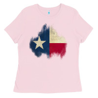 Bubblegum Pink texas patch Ladies Tee - AdoDesignShop