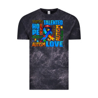 Cloud Black autism  words Vintage Tee - AdoDesignShop