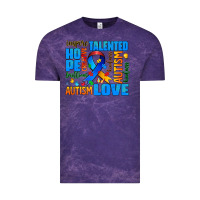 Cloud Purple autism  words Vintage Tee - AdoDesignShop
