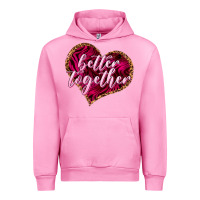 Fuchsia Pink Better together Valentine's Day Urban Hoodie - HowdyJamesFarm
