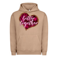 Pigment Burro Better together Valentine's Day Urban Hoodie - HowdyJamesFarm