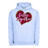 Pigment Grape Ice Better together Valentine's Day Urban Hoodie - HowdyJamesFarm
