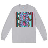 Moon Dust groovy with flowers and Butterflies Long Sleeve Tee - Artiststas