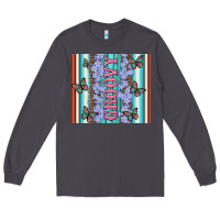 Groovy With Flowers And Butterflies Long Sleeve Tee | Teevron