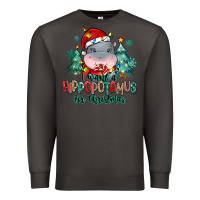 Smoke i want a hippopotamus for christmas Premium Sweatshirt - MaliasSmallBusiness