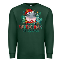 Sports Green i want a hippopotamus for christmas Premium Sweatshirt - MaliasSmallBusiness